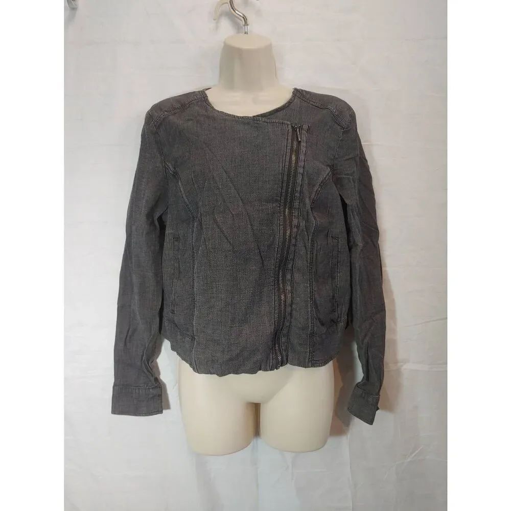 H By Halston Women's Size 12 Dark Grey Lightweight Jacket